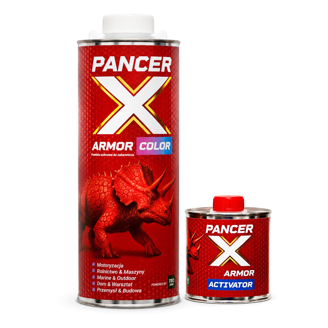 PANCERX ARMOR COLOR - zestaw: powłoka ochronna 2K do zabarwienia 600 ml + Activator 200 ml